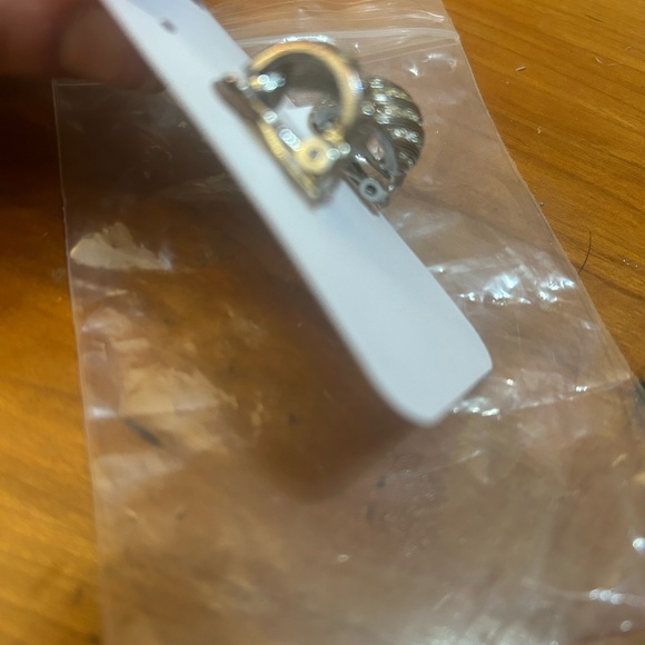 Silver CZ clipon earrings - Picture 10 of 10